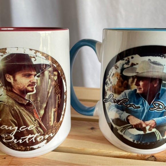 Kitchen Brand New Set Of 4 15 Oz Coffee Mugs Dutton Themed Poshmark
